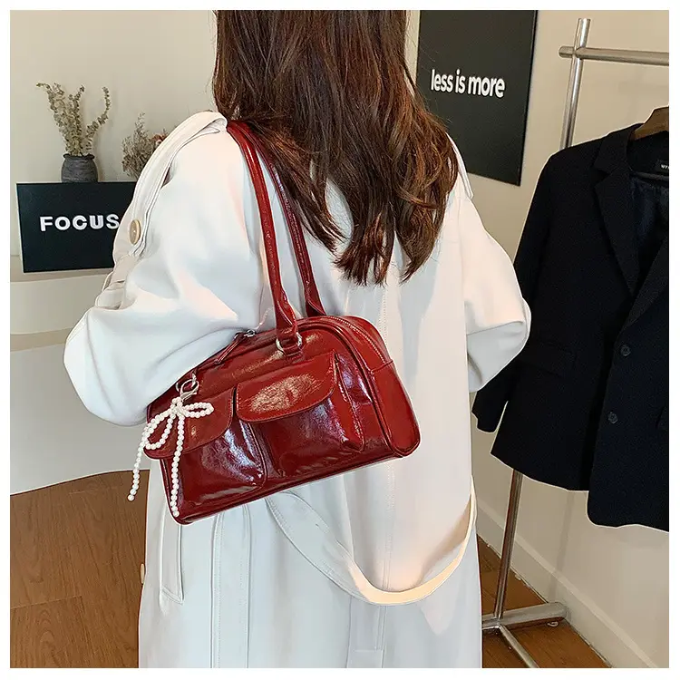 Trendy Brown Leather Shoulder Bag for Women — feature 15