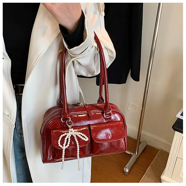 Trendy Brown Leather Shoulder Bag for Women — feature 16