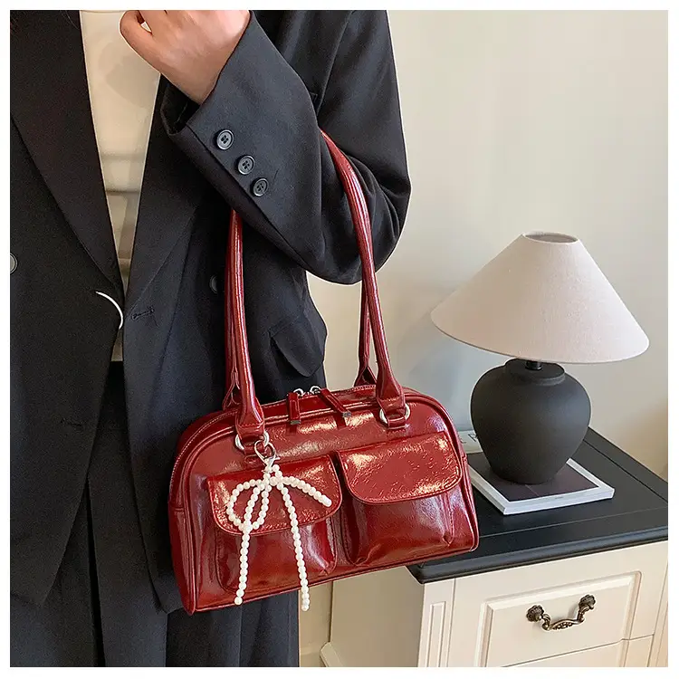 Trendy Brown Leather Shoulder Bag for Women — feature 17