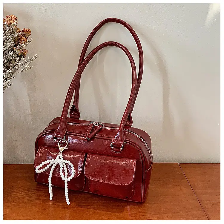 Trendy Brown Leather Shoulder Bag for Women — feature 19