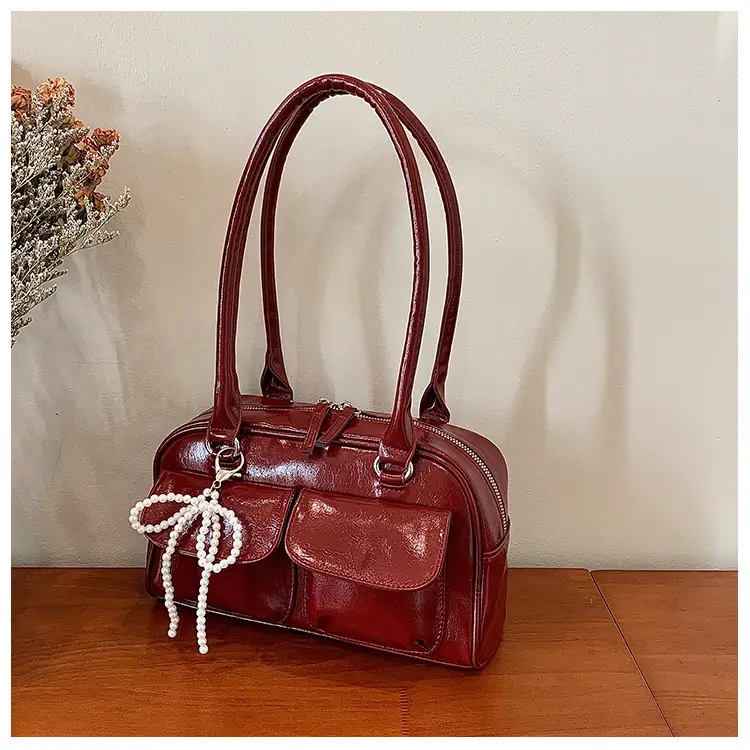 Trendy Brown Leather Shoulder Bag for Women — feature 20
