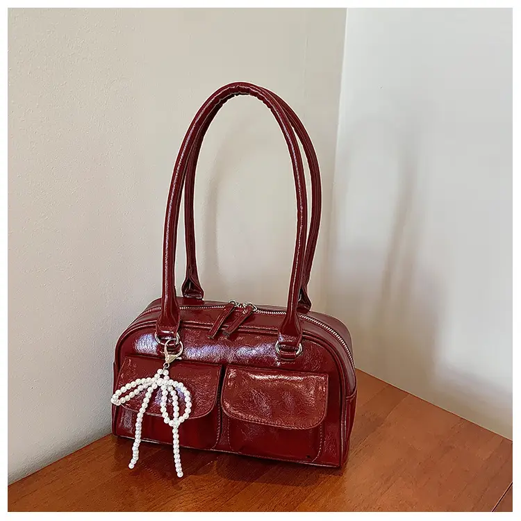 Trendy Brown Leather Shoulder Bag for Women — feature 21