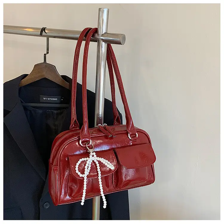 Trendy Brown Leather Shoulder Bag for Women — feature 32