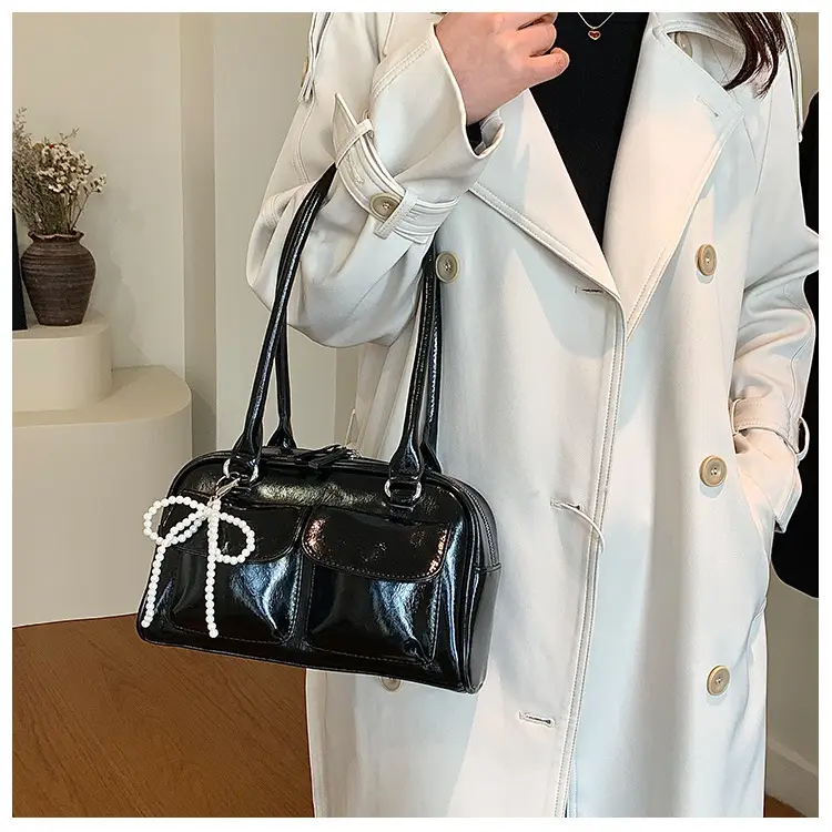 Trendy Brown Leather Shoulder Bag for Women — feature 7