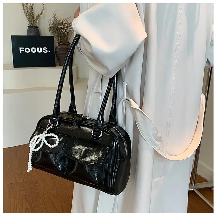 Trendy Brown Leather Shoulder Bag for Women — feature 9