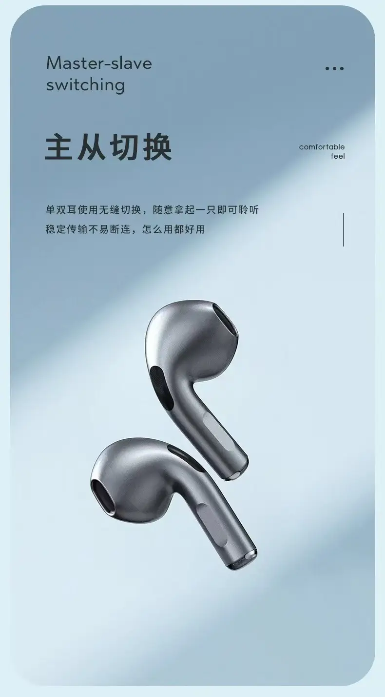 J6Pro New Wireless Tws Bluetooth Headset Classy Half-Ear Noise Reduction Headset with Super Long Battery Life for All Models — feature 5