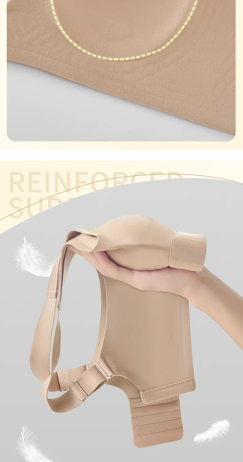 Summer Thin Bra Liquid Foundation 7A Antibacterial Seamless Lifting Large Size — feature 10