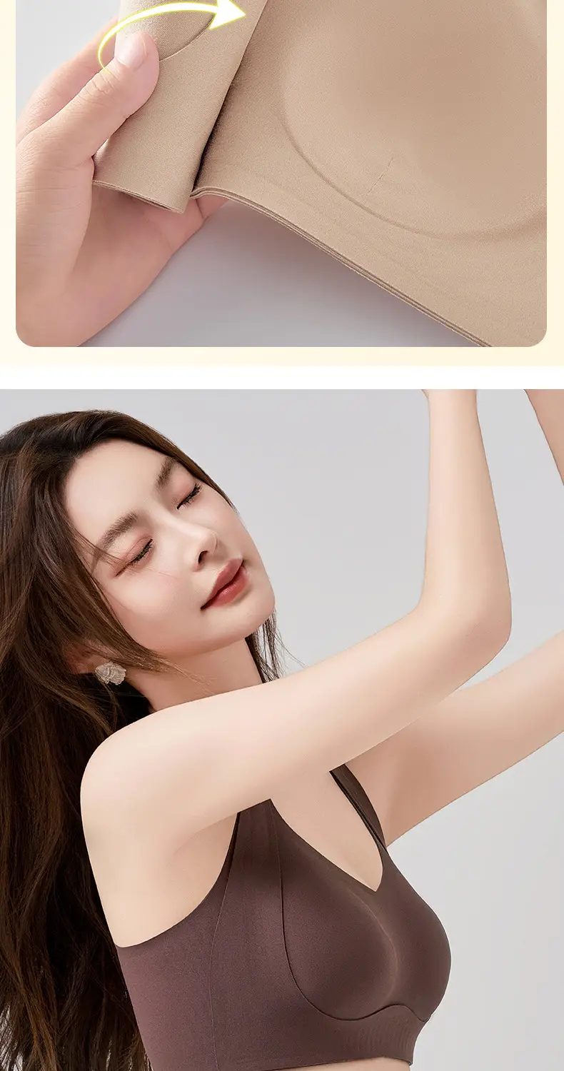 Summer Thin Bra Liquid Foundation 7A Antibacterial Seamless Lifting Large Size — feature 16