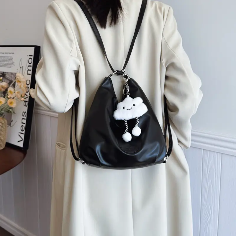 Brown Korean Style Underarm Tote Bag for Women - Image 12