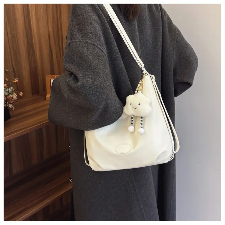 Brown Korean Style Underarm Tote Bag for Women — feature 12