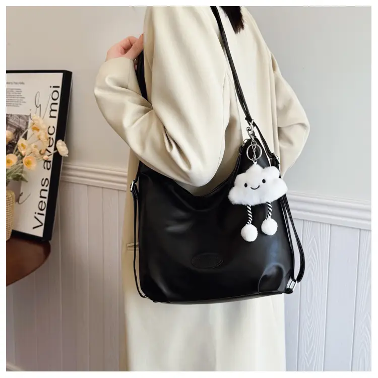 Brown Korean Style Underarm Tote Bag for Women — feature 24