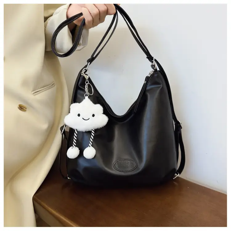 Brown Korean Style Underarm Tote Bag for Women — feature 33