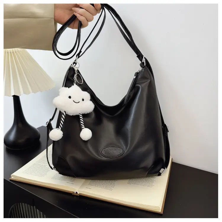 Brown Korean Style Underarm Tote Bag for Women — feature 34