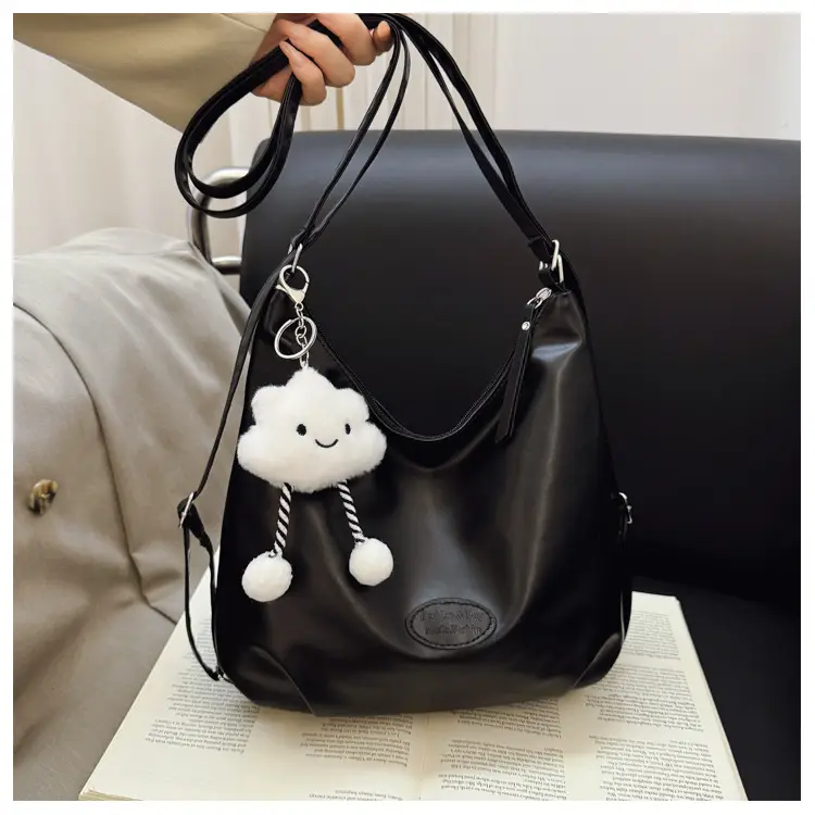 Brown Korean Style Underarm Tote Bag for Women — feature 35