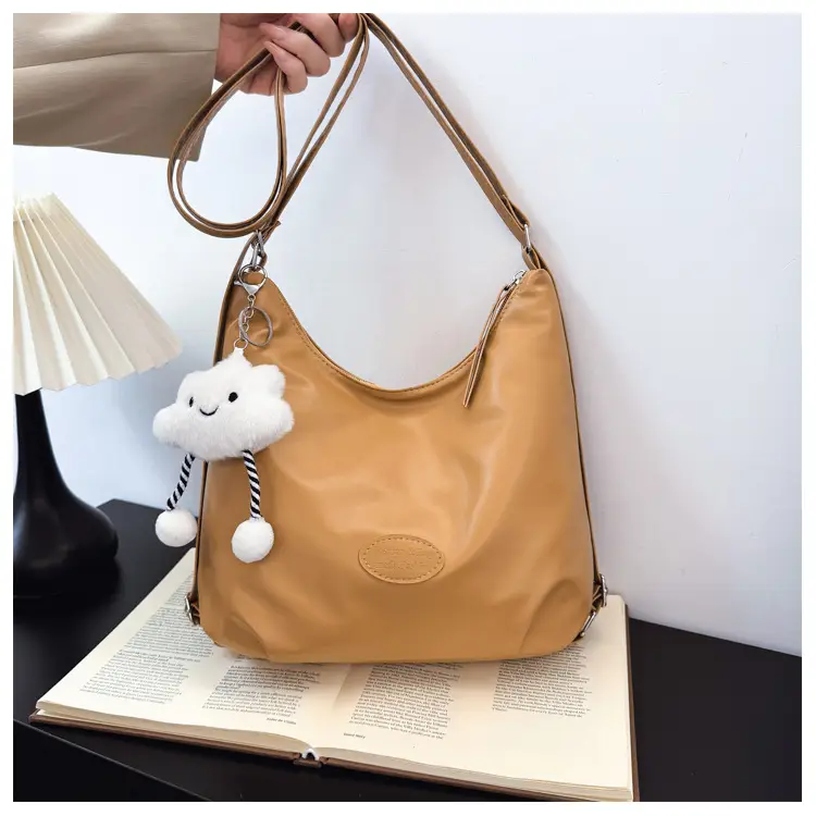 Brown Korean Style Underarm Tote Bag for Women — feature 36