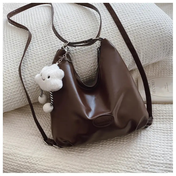 Brown Korean Style Underarm Tote Bag for Women — feature 41