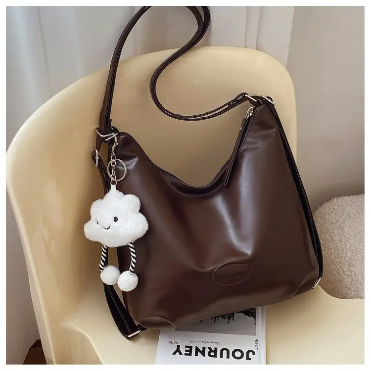 Brown Korean Style Underarm Tote Bag for Women — feature 43