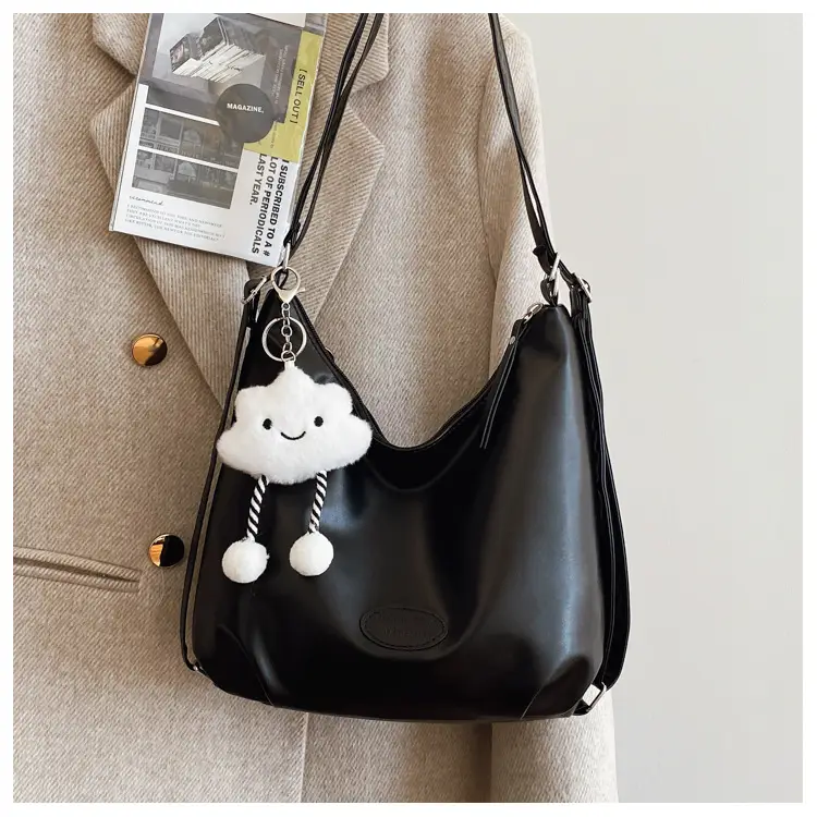 Brown Korean Style Underarm Tote Bag for Women — feature 46