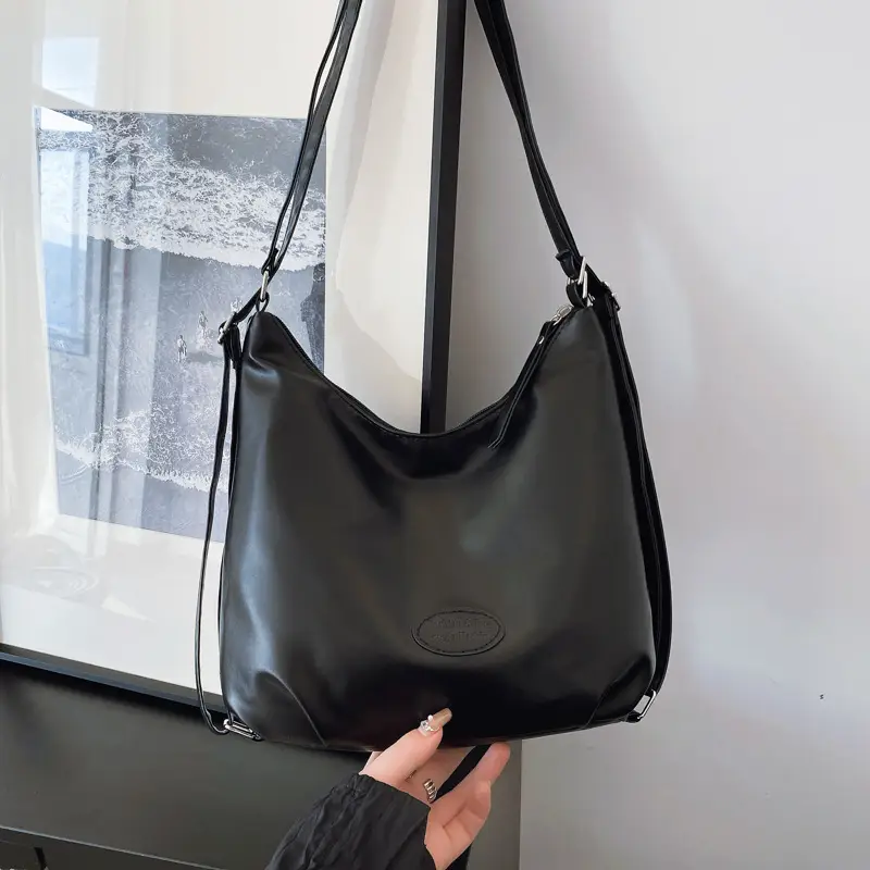 Brown Korean Style Underarm Tote Bag for Women - Image 4