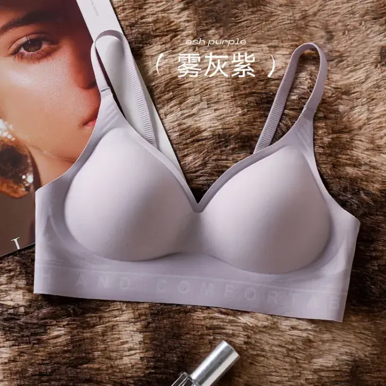 Black Steel Ring-Free Women's Bra Underwear