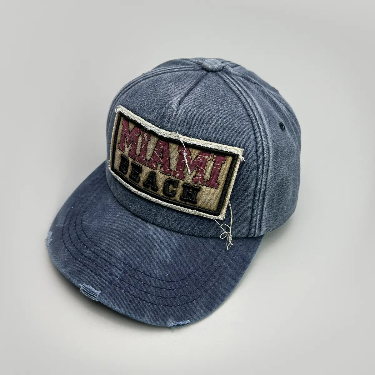 Vintage Patch Baseball Caps for Men Women Pink Blue - Image 3