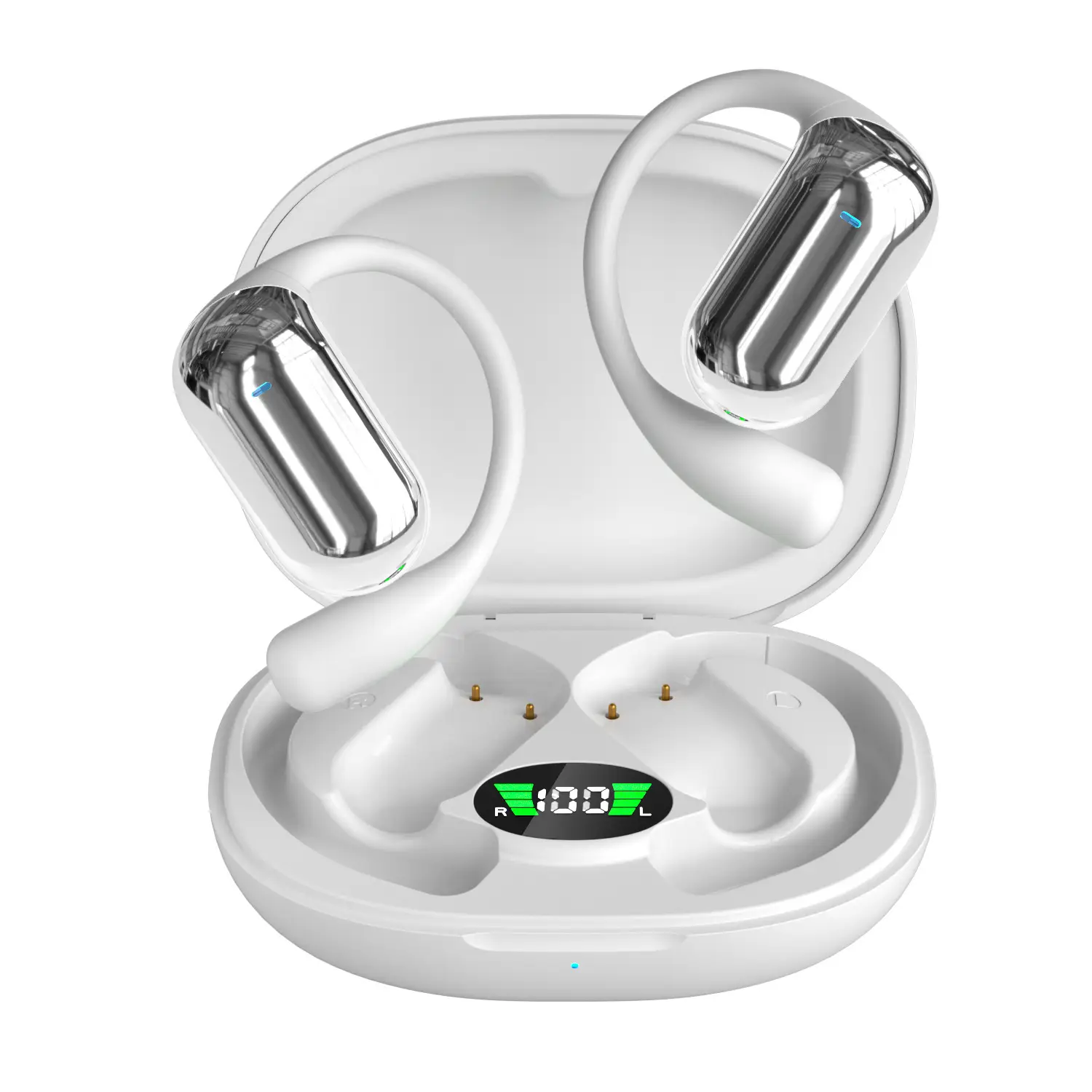AI Translation Open LED Display Bluetooth Earphone - Image 3