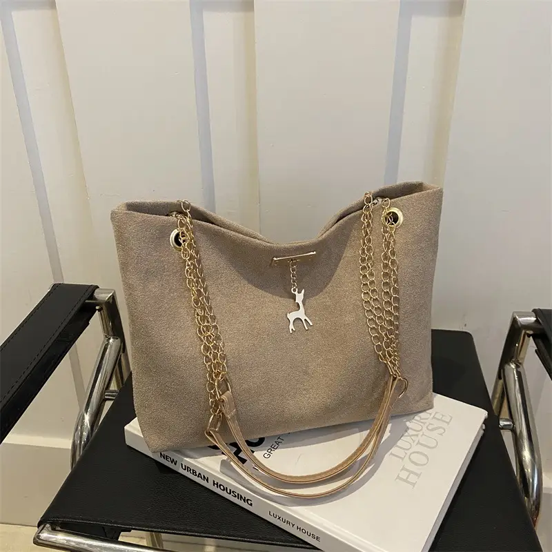 Vintage Commuting Chain Shoulder Bag Women's 2024 Winter New Style Stylish Ins Underarm Bag Tote Bag for Women - Image 8