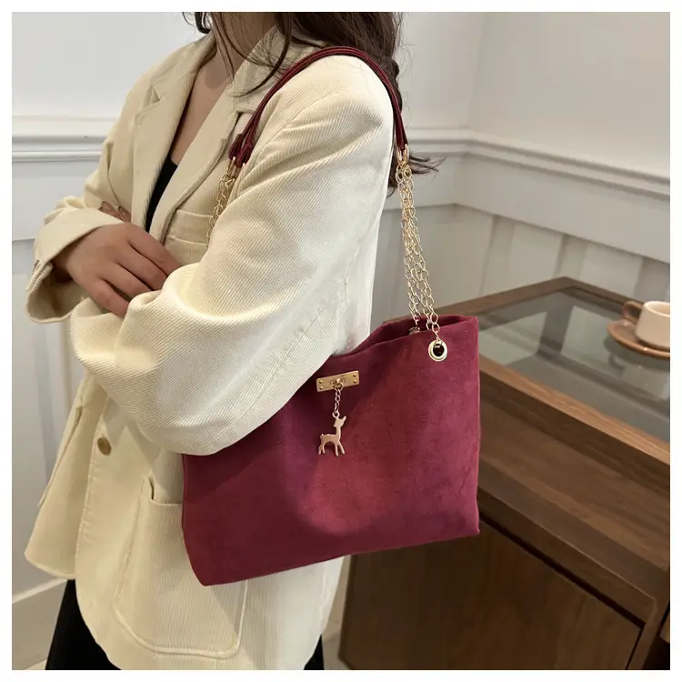 Vintage Commuting Chain Shoulder Bag Women's 2024 Winter New Style Stylish Ins Underarm Bag Tote Bag for Women — feature 19