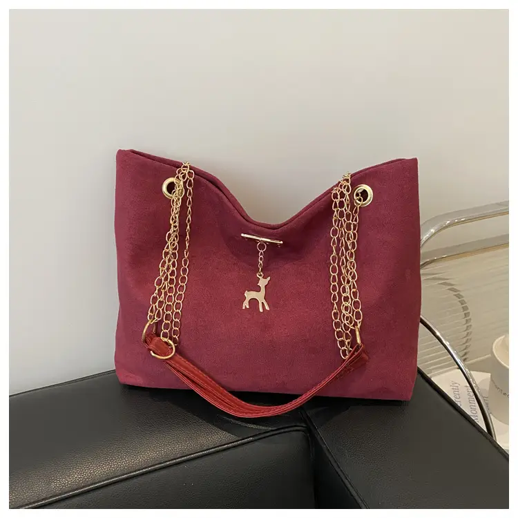 Vintage Commuting Chain Shoulder Bag Women's 2024 Winter New Style Stylish Ins Underarm Bag Tote Bag for Women — feature 27