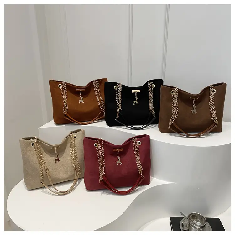Vintage Commuting Chain Shoulder Bag Women's 2024 Winter New Style Stylish Ins Underarm Bag Tote Bag for Women — feature 28