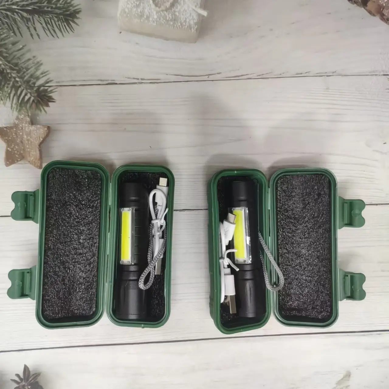 Cross-border Mini USB Flashlight Multifunctional Zoom Outdoor Camping - Image 5