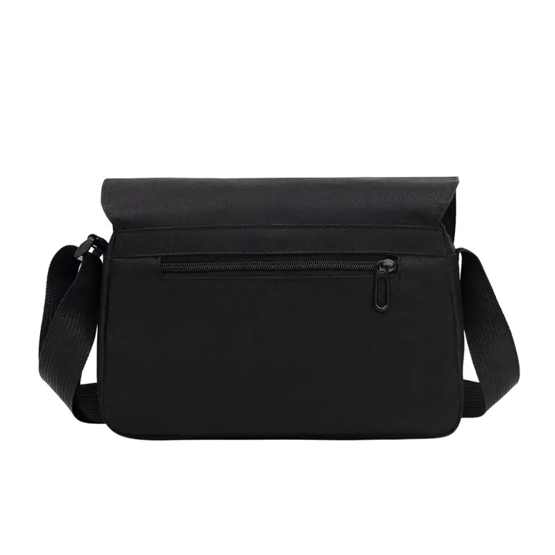 Black Lightweight Crossbody Bag for Men Women