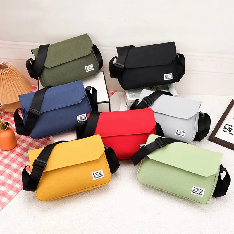 Black Lightweight Crossbody Bag for Men Women — feature 11