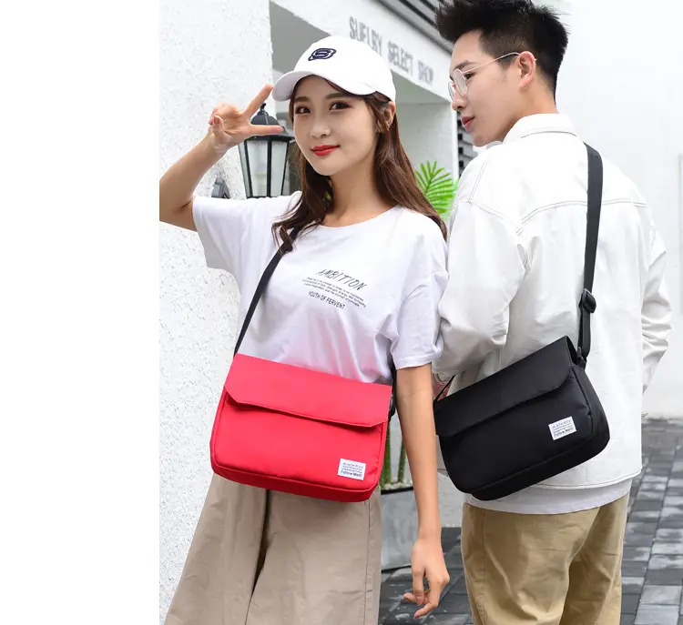 Black Lightweight Crossbody Bag for Men Women — feature 29