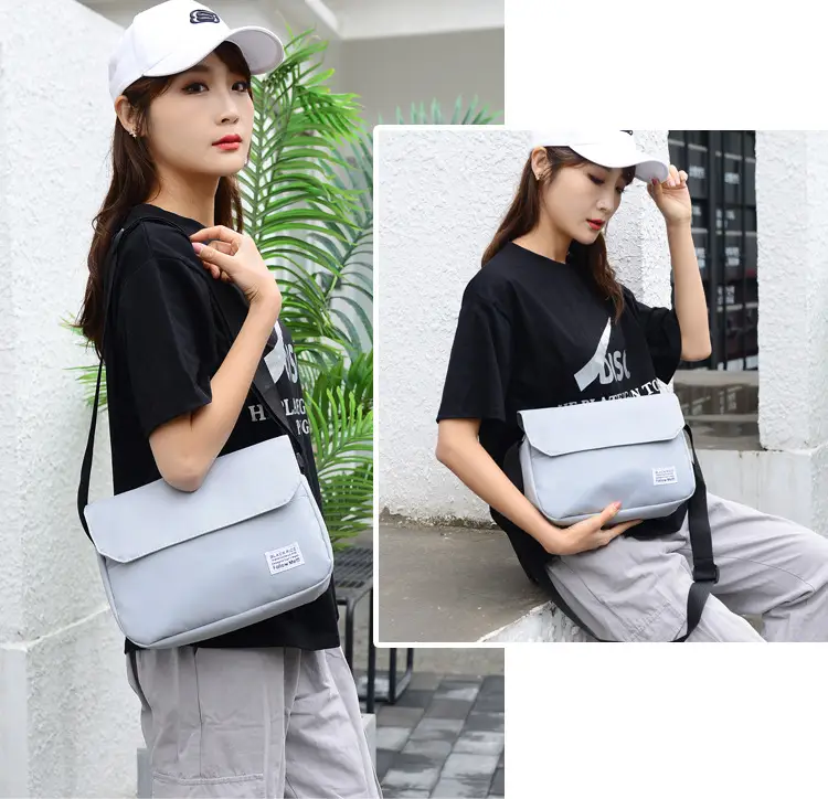 Black Lightweight Crossbody Bag for Men Women — feature 34
