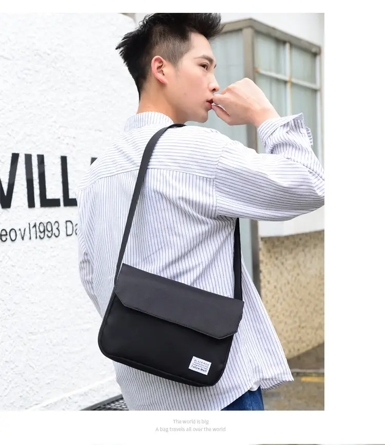 Black Lightweight Crossbody Bag for Men Women — feature 36