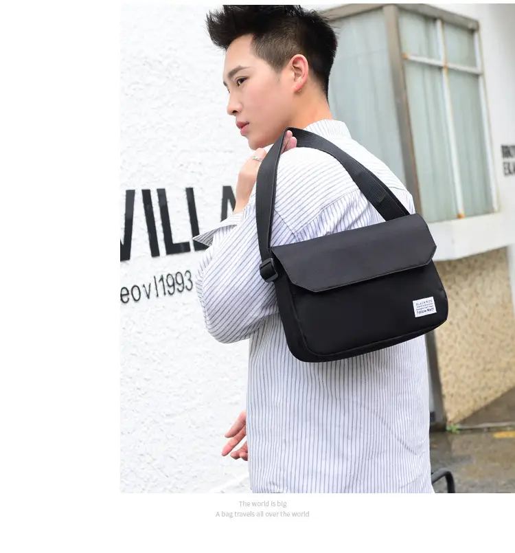 Black Lightweight Crossbody Bag for Men Women — feature 37