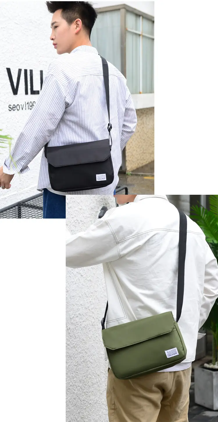 Black Lightweight Crossbody Bag for Men Women — feature 38