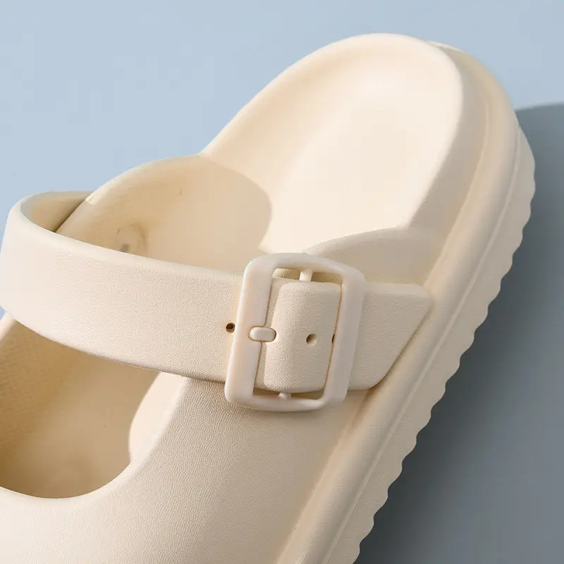 Women British Style Black Half Slippers Summer 2024 - Image 7