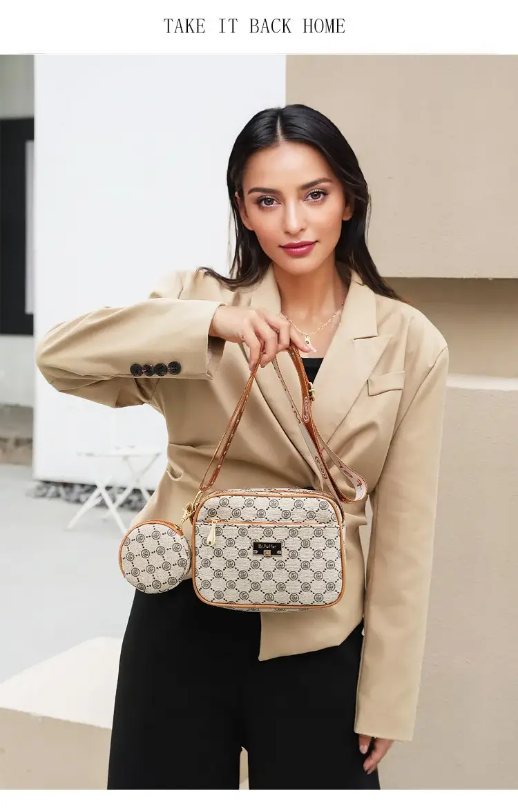 Women's Crossbody Bag Set with Printed Pattern — feature 13