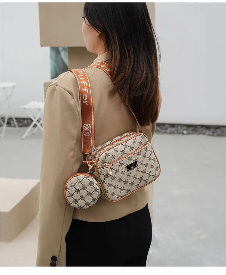 Women's Crossbody Bag Set with Printed Pattern — feature 14