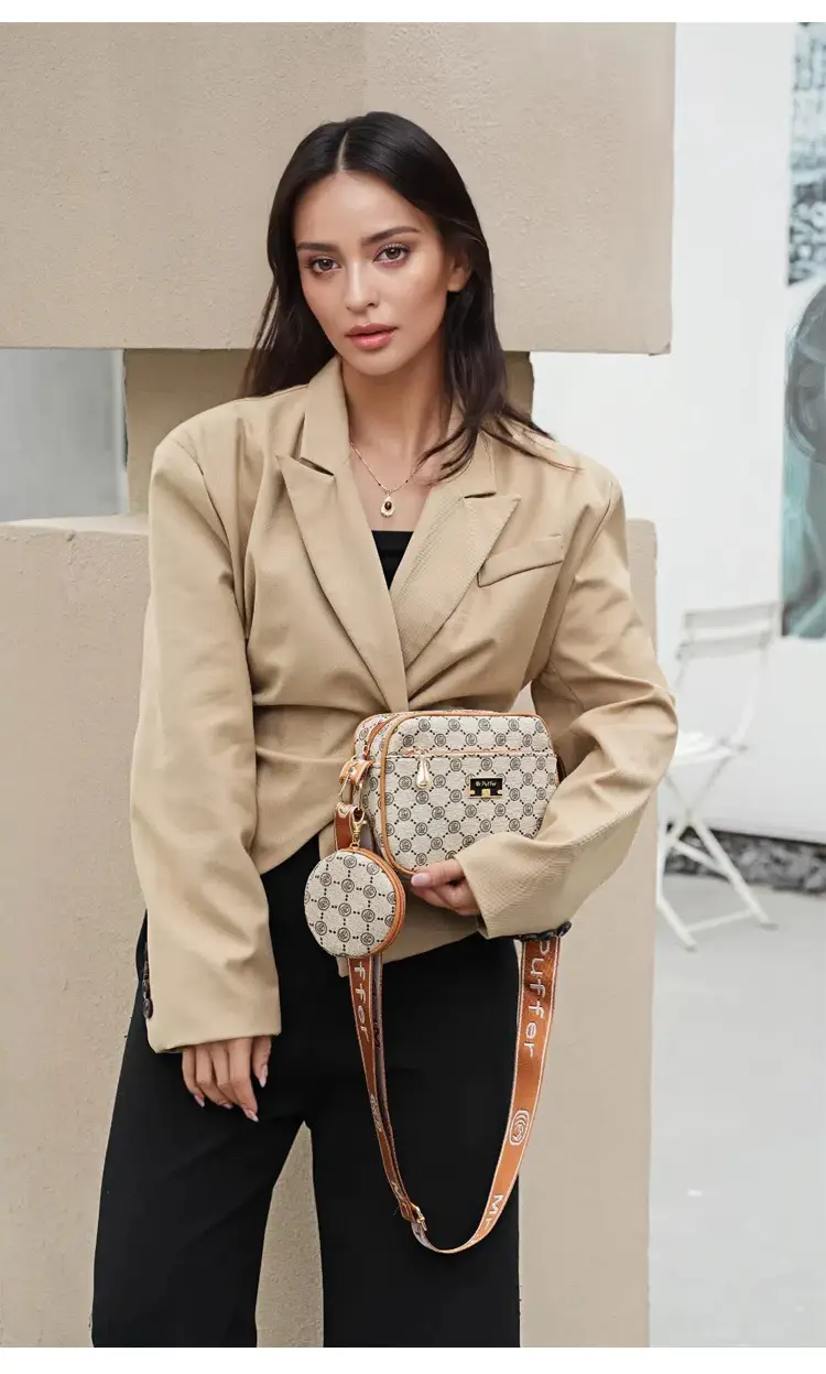 Women's Crossbody Bag Set with Printed Pattern — feature 17