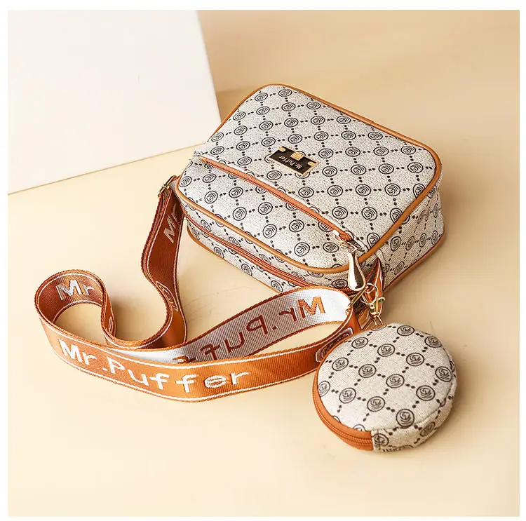 Women's Crossbody Bag Set with Printed Pattern — feature 5