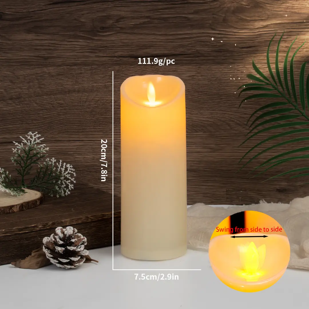 Led Rechargeable Electronic Candles Halloween Atmosphere Decoration Birthday Arrangement Props Remote Control Candle Lights Simulated Candles