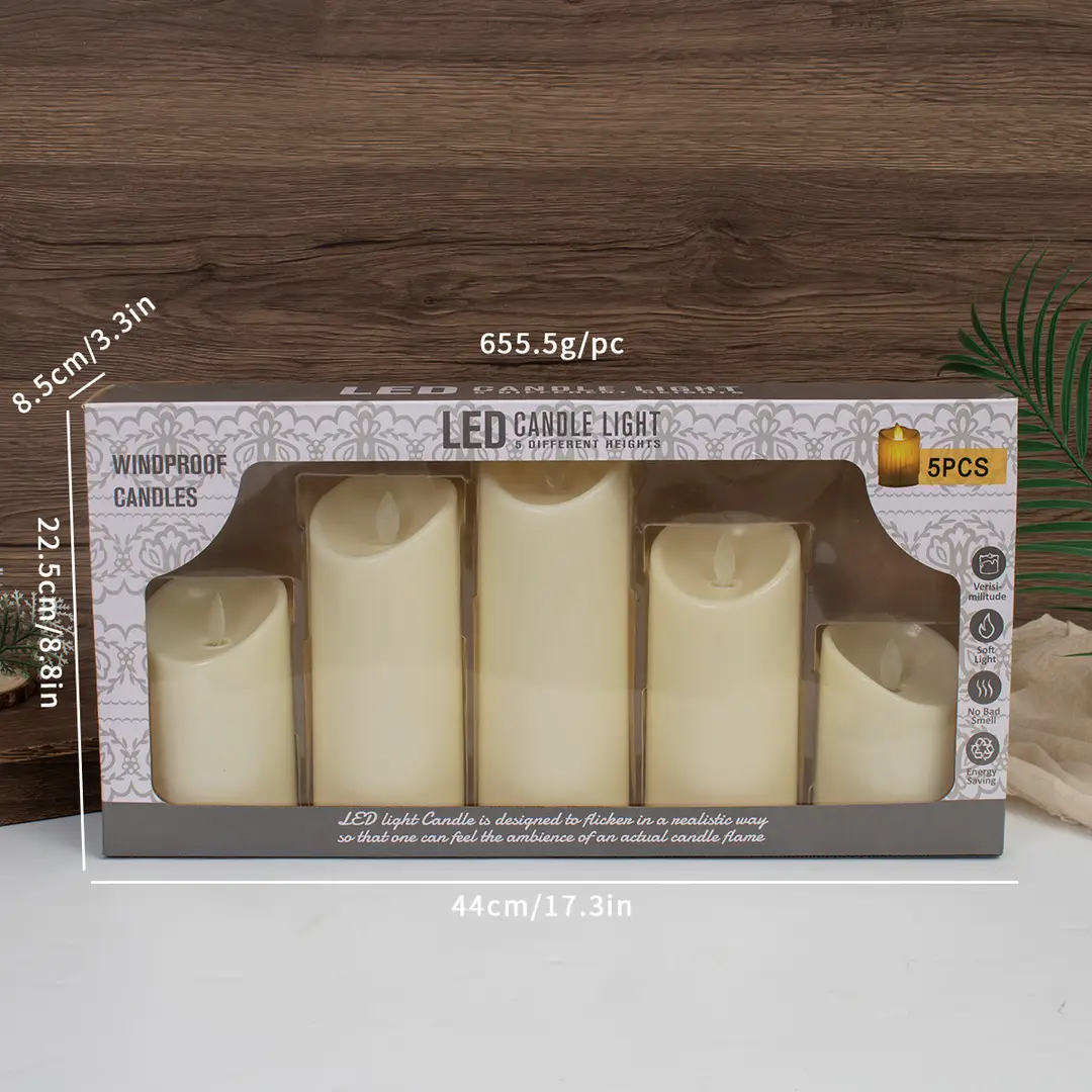 Led Rechargeable Electronic Candles Halloween Atmosphere Decoration Birthday Arrangement Props Remote Control Candle Lights Simulated Candles