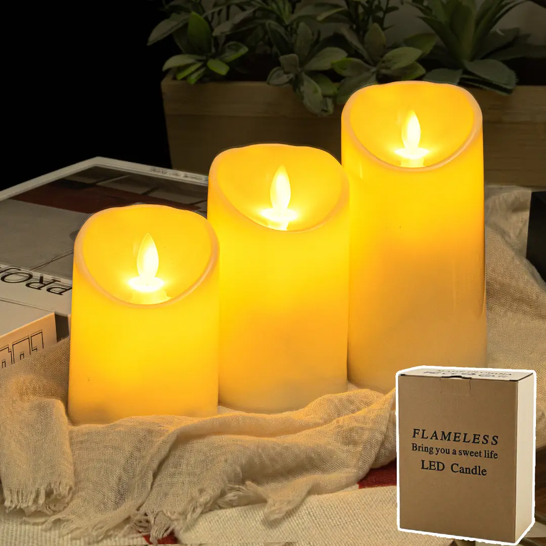 Led Rechargeable Electronic Candles Halloween Atmosphere Decoration Birthday Arrangement Props Remote Control Candle Lights Simulated Candles
