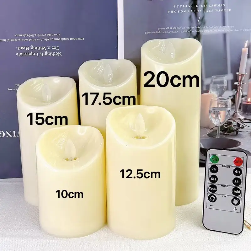 Led Rechargeable Electronic Candles Halloween Atmosphere Decoration Birthday Arrangement Props Remote Control Candle Lights Simulated Candles