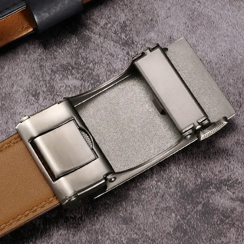 Men's Genuine Leather Belt Automatic Buckle Cross-Border Business - Image 5