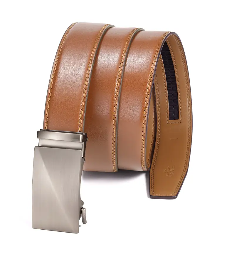 Men's Genuine Leather Belt Automatic Buckle Cross-Border Business — feature 13
