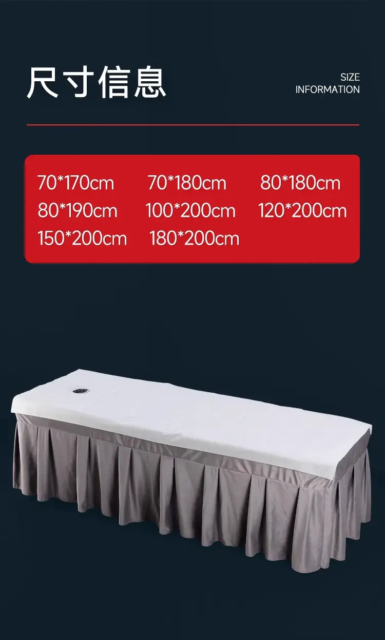 Disposable sheets beauty salon waterproof breathable massage bed non-woven single travel dirty thick sheets wholesale — feature 19